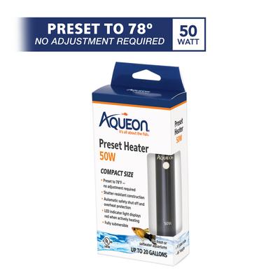 Show full view: Aqueon Preset Aquarium Heater, 50-watt slide 2 of 13
