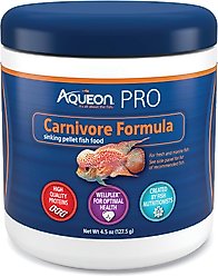 Aqueon PRO Carnivore Formula Fish Food, 4.5-oz jar