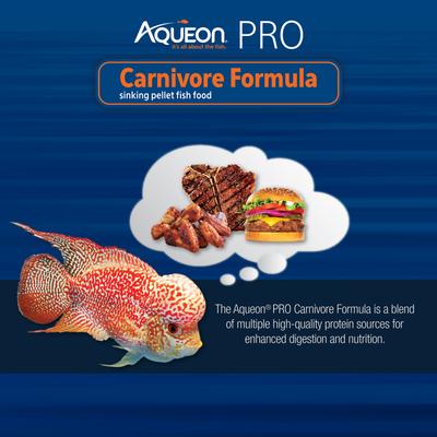 Show full view: Aqueon PRO Carnivore Formula Fish Food, 4.5-oz jar slide 3 of 9
