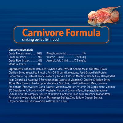 Show full view: Aqueon PRO Carnivore Formula Fish Food, 4.5-oz jar slide 5 of 9