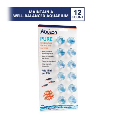 Show full view: Aqueon PURE Bacteria Supplement, 10-gal, 12 count slide 2 of 12