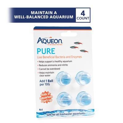 Show full view: Aqueon PURE Bacteria Supplement, 10-gal, 4 count slide 2 of 12