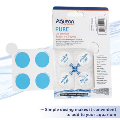 Show full view: Aqueon PURE Bacteria Supplement, 10-gal, 4 count slide 4 of 12