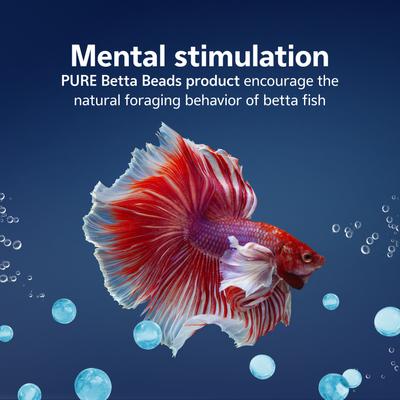 Show full view: Aqueon PURE Betta Beads Aquarium Water Care, 8.8-oz bag, Blue slide 2 of 12