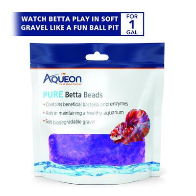Show full view: Aqueon PURE Betta Beads Aquarium Water Care, 8.8-oz bag, Purple slide 3 of 12