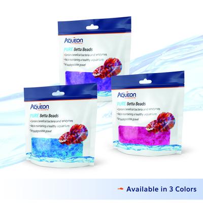 Show full view: Aqueon PURE Betta Beads Aquarium Water Care, 8.8-oz bag, Purple slide 7 of 12