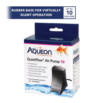 Show full view: Aqueon Quiet Flow Aquarium Air Pump, Black, 10-gal slide 2 of 9