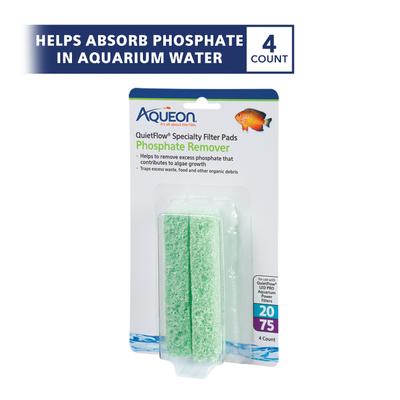 Show full view: Aqueon QuietFlow 20/75 Phosphate Remover Specialty Aquarium Filter Pad slide 2 of 8