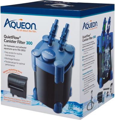 Show full view: Aqueon QuietFlow Canister Filter, 55-100 gal slide 2 of 9