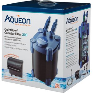 Aqueon QuietFlow Canister Filter, Up to 55-gal