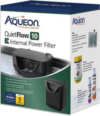 Show full view: Aqueon Quietflow E Internal Power Filter, 10-gal slide 1 of 11