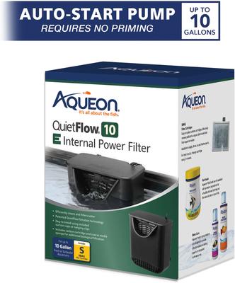 Show full view: Aqueon Quietflow E Internal Power Filter, 10-gal slide 2 of 11