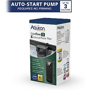 Aqueon Quietflow E Internal Power Filter, 3-gal