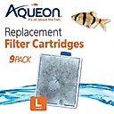 Aqueon QuietFlow Large Replacement Filter Cartridges, 9 count