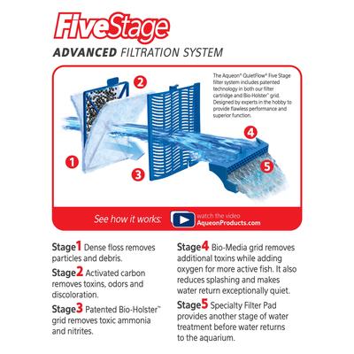 Show full view: Aqueon QuietFlow Large Replacement Filter Cartridges, 9 count slide 7 of 11