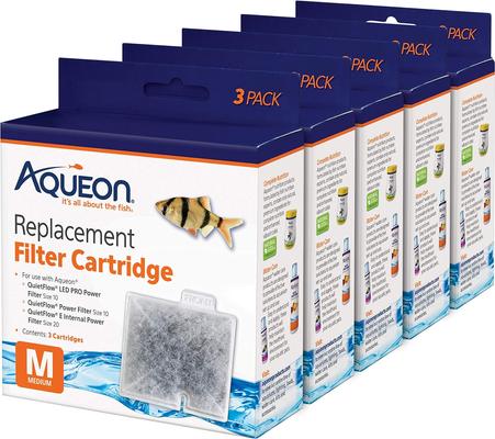 Show full view: Aqueon QuietFlow Medium Replacement Filter Cartridges, 15 count slide 1 of 10
