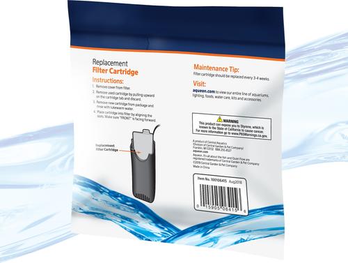 Show full view: Aqueon QuietFlow X-Small Filter Cartridge, 3 Pack slide 2 of 11