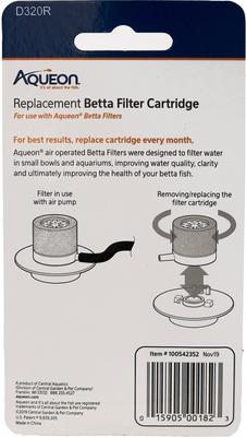 Show full view: Aqueon Replacement Betta Filter Cartridge, 2 count slide 2 of 9