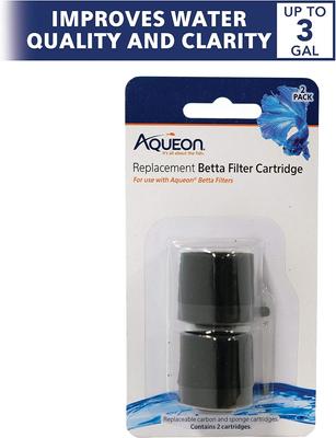 Show full view: Aqueon Replacement Betta Filter Cartridge, 2 count slide 8 of 9