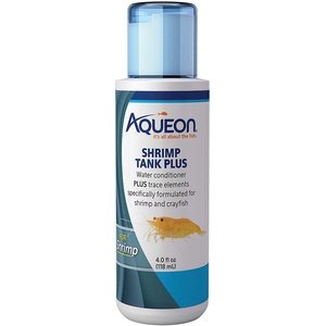 Aqueon Shrimp Tank Plus Freshwater Aquarium Water Conditioner, 4-fl oz bottle