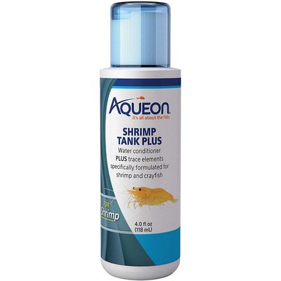 Aqueon Aqueon Shrimp Tank Plus Freshwater Aquarium Water Conditioner, 4-fl oz bottle