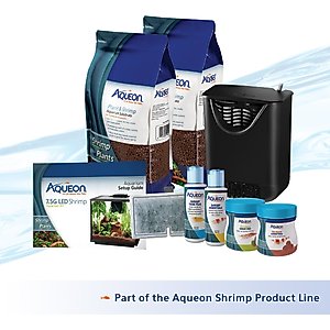 Aqueon Shrimp Tank Plus Freshwater Aquarium Water Conditioner, 4-fl oz bottle