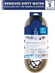 Aqueon Siphon Vacuum Aquarium Gravel Cleaner, Mini, 5-in slide 2 of 8