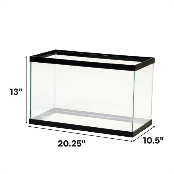 Aqueon Standard Glass Rectangle Aquarium, 10-gal