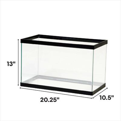 Show full view: Aqueon Standard Glass Rectangle Aquarium, 10-gal slide 2 of 9