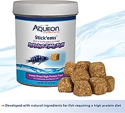 Aqueon Stick'ems Freeze-Dried High Protein Treat Fish Food, 0.7-oz bag slide 2 of 9
