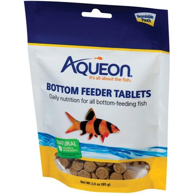 Aqueon Aqueon Tablets Bottom Feeder Fish Food, 3-oz bag