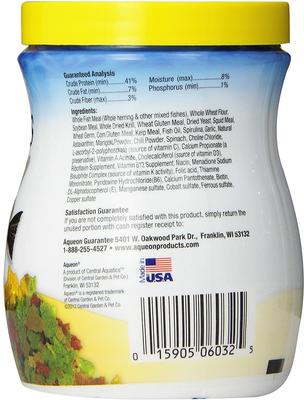 Show full view: Aqueon Tropical Flakes Freshwater Fish Food, 2.29-oz jar slide 3 of 10