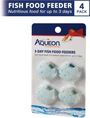 Show full view: Aqueon Tropical Freshwater Fish Food Feeder, 3-day, 4 count slide 5 of 10
