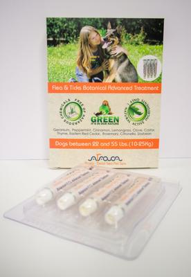 Show full view: Arava Dead Sea Pet Spa Flea & Tick Spot Treatment for Dogs, 22-55 lbs, 4 Doses slide 3 of 4