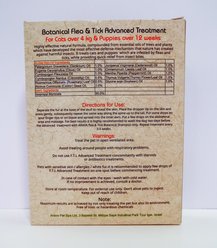 Arava Dead Sea Pet Spa Flea & Tick Spot Treatment for Dogs & Cats, 4 Doses slide 2 of 3