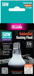 Arcadia Reptile GoldenSun Reptile Basking Flood Light, 50-watt slide 2 of 4