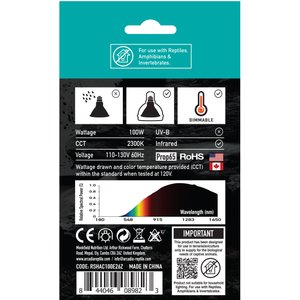Arcadia Reptile GoldenSun Reptile Halogen Heat Lamp, 100-watt