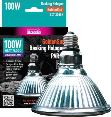 Show full view: Arcadia Reptile GoldenSun Reptile Halogen Heat Lamp, 100-watt slide 3 of 5
