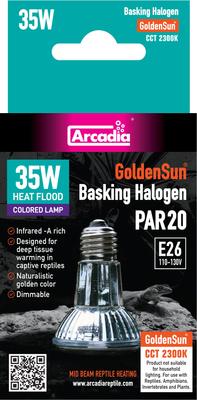 Show full view: Arcadia Reptile GoldenSun Reptile Halogen Heat Lamp, 35-watt slide 2 of 5