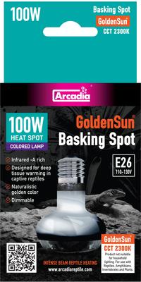 Show full view: Arcadia Reptile GoldenSun Basking Spotlight Heat Lamp, 100-watt slide 2 of 4