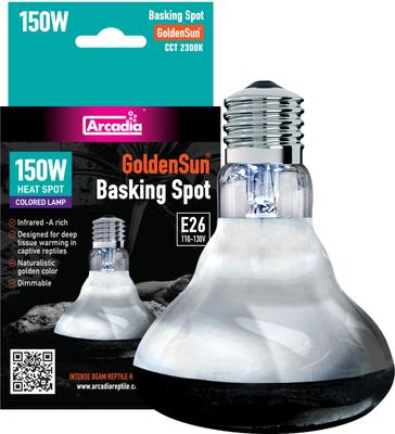 Show full view: Arcadia Reptile GoldenSun Basking Spotlight Heat Lamp, 150-watt slide 3 of 4