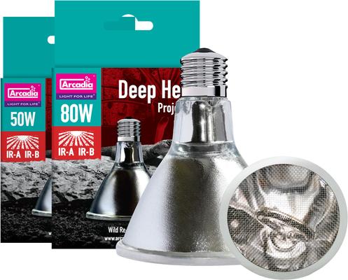 Show full view: Arcadia Reptile Deep Heat Projector, 80-watt slide 2 of 5