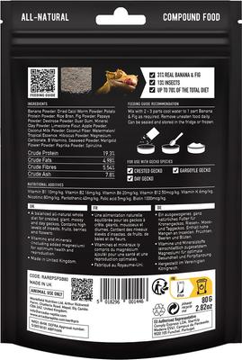 Show full view: Arcadia Reptile Earth Pro SFG Banana & Fig Gecko Food, 2.82-oz slide 3 of 3