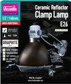 Arcadia Reptile Clamp Lamp, Graphite, 5-in