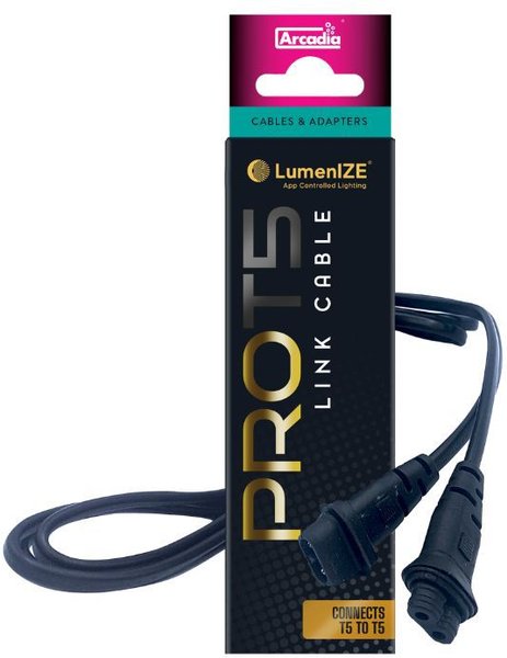Arcadia Reptile LumenIZE T5 to T5 Light Fixture Link Cable, 48-in