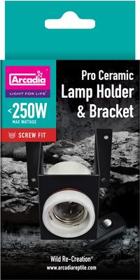 Show full view: Arcadia Reptile Pro Ceramic Lamp Holder & Bracket slide 2 of 5