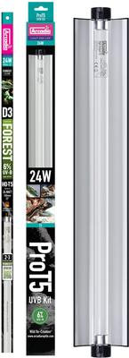 Show full view: Arcadia Reptile Pro T5 Kit, Forest 6% UVB, 24W, 24" slide 2 of 3