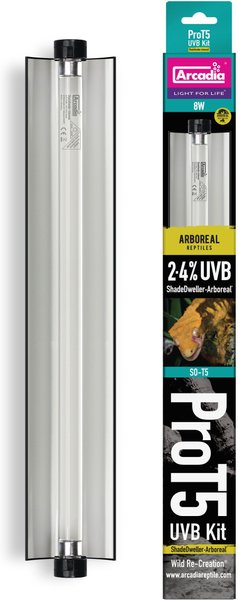 ペット照明 Arcadia Reptile Pro T5 UVB 24W 爬虫類 Arcadia Reptile Pro T5 UVB Kit, Desert, 12% UV-B, 24 Watts