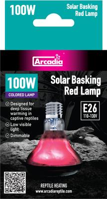 Show full view: Arcadia Reptile Basking Red Light, 100-watt slide 2 of 4