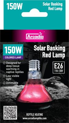 Show full view: Arcadia Reptile Basking Red Light, 150-watt slide 2 of 4